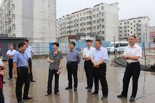 李志红视察棚户区改造和城市基础设施建设工作