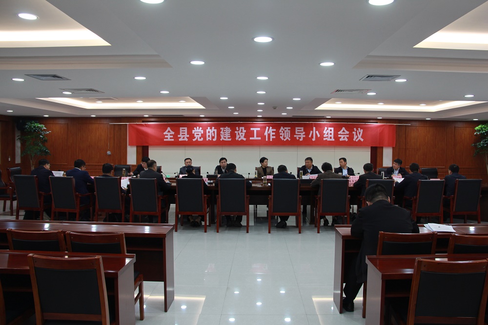 汶上县委党的建设工作领导小组召开会议